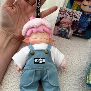 Heyone MIMI Citywalk Series – “Denim Overalls” Figure Pendant